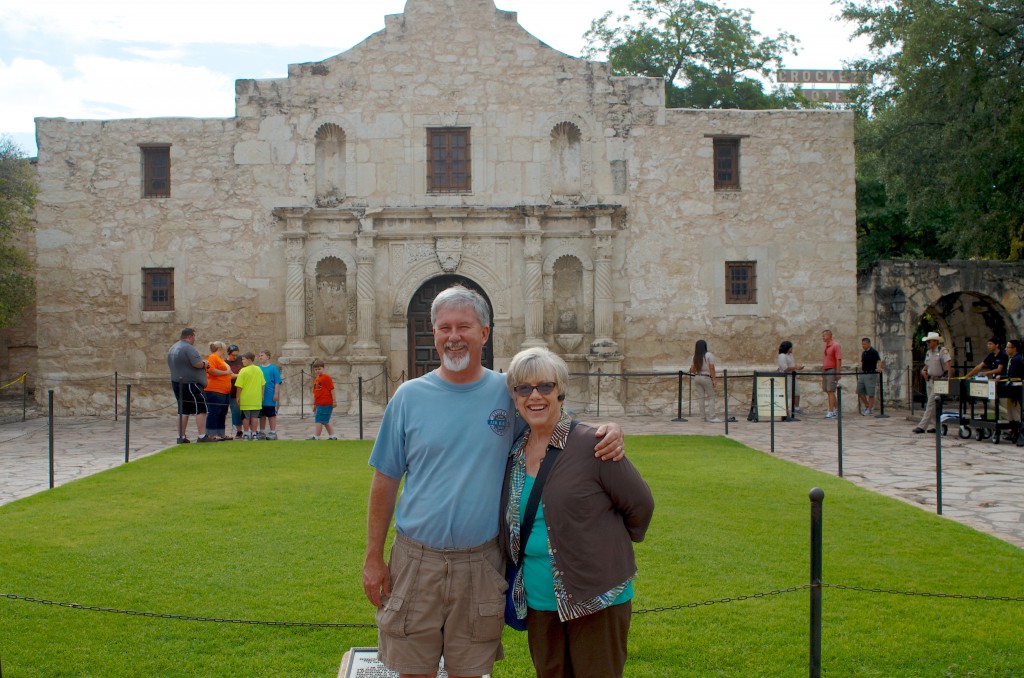 In Front of the Alamo